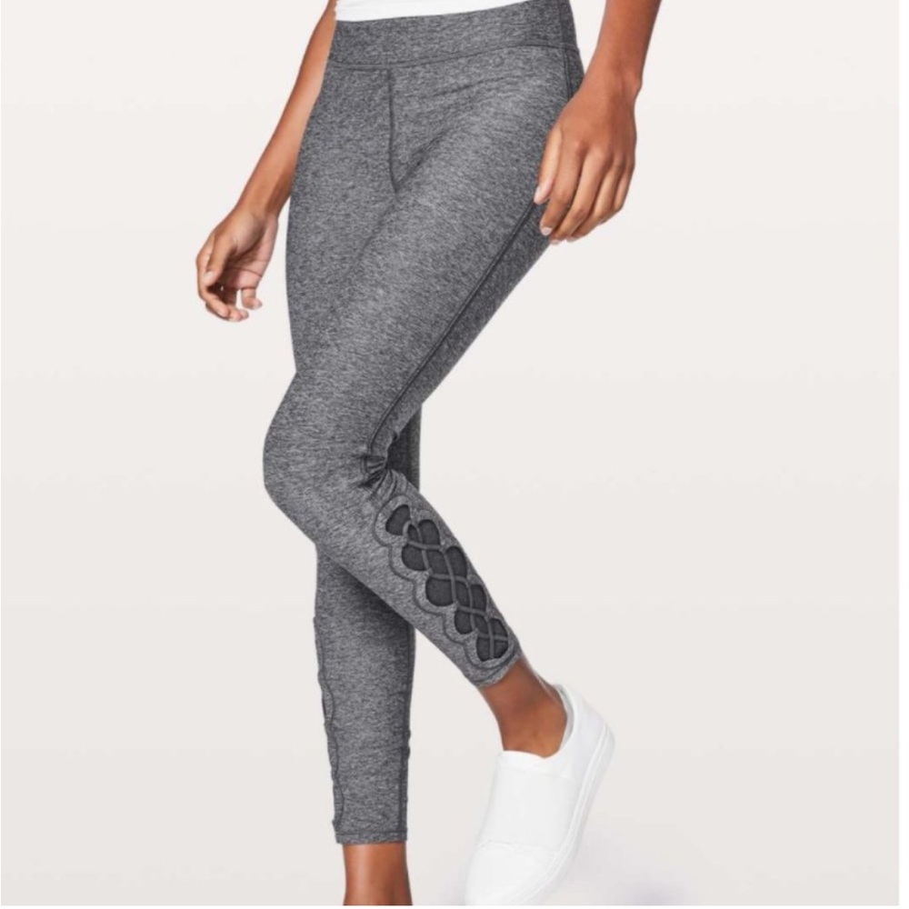 Lululemon Tied To It 7/8 Tight Gray 10